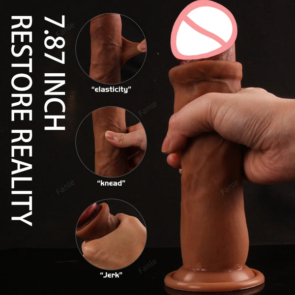 RealFeel Pleasure Foreskin Dildo